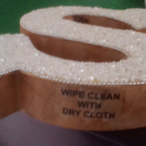 Pearl Covered Letter "S" - Picture 2 of 4